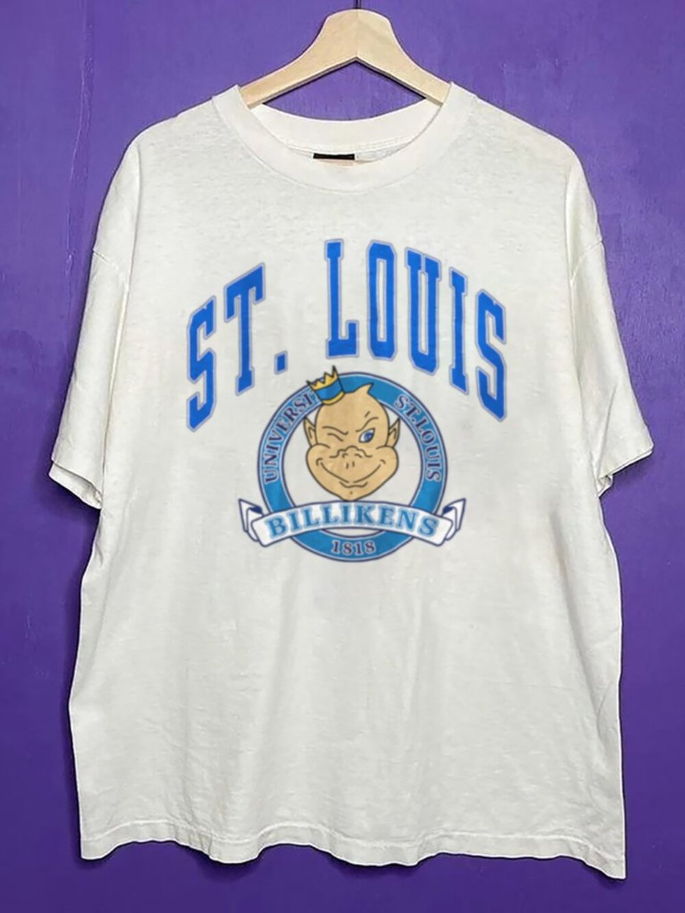 Vintage Saint Louis Billikens Basketball Shirt, Saint Louis University Shirt Tee